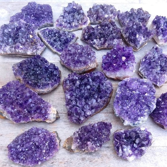5 lbs Grade A. Amethyst Crystal quartz Clusters